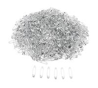 YWMJZEU Vernickelte, Glänzende Sicherheitsnadeln Aus Metall, 1000x 22mm Silber