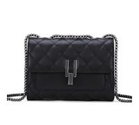 YXBQueen Ledertasche Damen Kleine Tasche Damen Moderne Taschen Handtasche Schwarz Klein Citytaschen