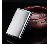 YXZN Metall Zigarettenetui Ultra Thin Portable Herren Edelstahl Wasserdicht Und Druckbeständig Zigaretten Halter,Capacity12,90X55X20MM