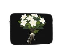 YYHHAOFA A Bouquet of Beautiful Gardenias Picture Portable Laptop Sleeve Case - Shockproof Portable Laptop Sleeve Bag 38.1 cm for Men and Women Business Travel Office Daily Use