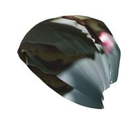 YYHHAOFA Delicious Ice Cream Printed Adult Knitted Hat Casual Bean Cap Elastic Brimless Hat Unisex