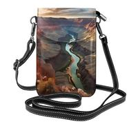 YYHHAOFA Kleine Handy-Geldbörse, 19,3 x 12,4 cm, Grand Canyon, Arizona, Leder, Crossbody-Klappe, Handytasche für Damen, perfekt für Spaziergänge, Camping