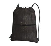 YYHHAOFA Rucksack mit altägyptischem Hieroglyphen-Druck, Kordelzug, Reißverschluss, leichter Turnbeutel mit wasserabweisendem Stoff, praktischer Fronttasche und verstellbaren Trägern für Reisen