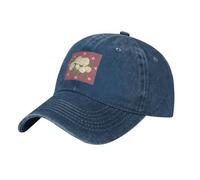 YYHWHJDE Baseballkappe, klassisch, gewaschen, Denim, weiße Rose der Liebe, verstellbare Baumwollmütze für Damen und Herren, Schwarz, Marineblau, Einheitsgröße