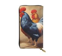 YYHWHJDE Bunte lange Geldbörse aus hochwertigem Leder mit Big Cock Bild entworfen für modische Mädchen und Frauen, elegant, 19 x 10,5 cm