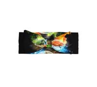 YYHWHJDE Four Elements Prints Baby Bow Headband - Soft & Stretchy Newborn Accessory for Photography & Baby Showers