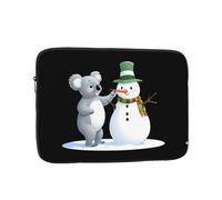 YYHWHJDE Koala Making a Snowman Picture Shockproof Portable Laptop Sleeve Case 38.1 cm for Men and Women Business Travel School and Office Daily Use