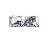 YYHWHJDE Love on the Bike Prints Baby Bow Stirnband - Weich & Dehnbar Neugeborene Überwurf für süße Baby Mädchen 0-6 Monate