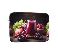 YYHWHJDE Sweet and Sour Grape Juice Picture Shockproof Portable Laptop Sleeve Case for Men and Women Business Travel, School, and Office Daily Use