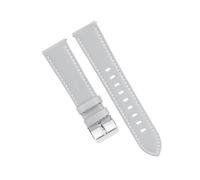 YYJzsw Echtes Rindsleder-Uhrenarmband, 20 mm, 22 mm, Kalbsleder, kompatibel mit Casio, for Damen und Herren, Uhrenarmband, Zubehör, solide Schnalle, Schwarzbraun(Gray,22mm)