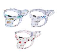 YZBear 3er Pack Herren Unterhosen String Tanga für Herren Unterwäsche Männer Thong G-String Slips