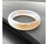 YZDKJ Exquisite schöne EIS Spezies Pure Natürliche Achat Chalcedon Jade Armband Top Qualität Armreifen Fine Schmuck (Gem Color : 56-58mm)