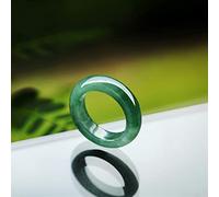 YZDKJ Jade Burmese Jade Ring for Männer und Frauen Paare Jade Jade A Cargo Oil Green Jade Ring Jade Jade Ring (Size : 19mm)