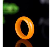 YZDKJ Natürliche gelbe Jade Ringe Echt Stein Jade Ring Jadeite Jade Für Männer Ringe Für Frauen Nickel Frauen Jade Schmuck (Ring Size : 9)