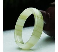 YZDKJ Natürliche Hand Geschnitzte Jade Armband Modeschmuck Frauen Armbänder Runder Armreif Für Charme Schmuck Mode Zubehör (Gem Color : As Pictured, Metal Color : 68-70mm)