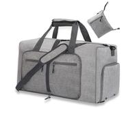 YZK 120L Faltbare Reisetasche Damen Herren, Reisetaschen Groß mit Schuhfach, Travel Duffle Bag Weekender Herren für Reisen, Urlaub Übernachtung, Krankenhaus, Camping