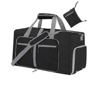 YZK 90L Faltbare Reisetasche Damen Herren, Reisetaschen Groß mit Schuhfach, Travel Duffle Bag Weekender Herren für Reisen, Urlaub Übernachtung, Krankenhaus, Camping