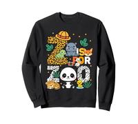 Z is for Zoo Animals Zoo Trip Dschungel Kids Zoo Day Sweatshirt