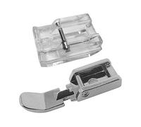 ZickZackNaehmaschine Z.Z.N. (Duo) Transparenter nahtverdeckter & Schmaler Reißverschlussfuß für Brother Innovis Nähmaschinen 2 St.