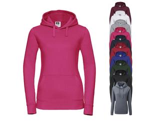Z265F Russell Damen AUTHENTIC Kapuzen Sweatshirt Black L