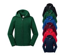 Z266K Russell Kinder AUTHENTIC Kapuzen Sweatshirt Jacke Classic Red 104 (S)