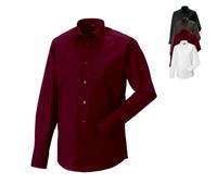 Z946 Russell Collection Langärmeliges körperbetontes Hemd Port 4XL (49/50)