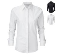 Z960F Russell Collection ULTIMATE STRETCH Bluse Langarm Damen Bright Sky M