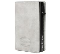zademont Geldbörse Herren ohne Münzfach | Portmonee Herren | Slim Wallet Herren mit Kartenetui | Geldbeutel zum Verschenken | Elegante Brieftasche (Ohne Münzfach, Grey)