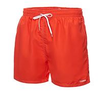 Zagano Adam Lipski Badehose Herren Lang 5108 - Badehosen Männer Schwimmhose - Badeshorts Jungen - Bad Strand Boxer Shorts for Men - Kurze Hosen - Trainingshose Beachshorts (Karotten, L)