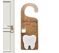 Zahnhalter Türhänger,Holz Aufbewahrung Mit Münzschlitz - Schmuckdose Halter Aufbewahrungsbox Für Kinder