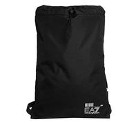 Zaino a sacca uomo Emporio Armani EA7 train core sack shoulder bag black/white logo UBS23EA15 245085 Grande