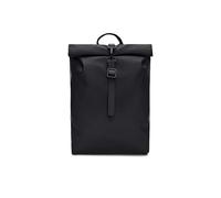 Rains Rucksack Rolltop Mini – Schwarz