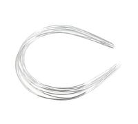 zalati Haarband aus Edelstahl, 1,2 mm, 10 Stück
