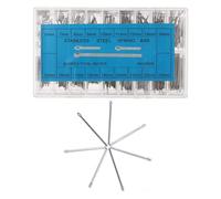 Zambuph 360 Stück/Set Edelstahl Uhrenarmband Federstege Ersatz Uhrmacher 6 23mm 18 Arten Armband Links Wartung