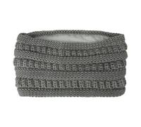 Zambuph Gemütliche und modische Winter Strick Stirnbänder für Damen, breites breites Strick Stirnband, warmes gestricktes Stirnband, leicht, hellgrau