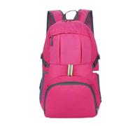 Zambuph Tragbare Reisetasche mit atmungsaktivem Stoff und Netz - für Outdoor Aktivitäten, Arbeitsreiserucksack, wasserdicht, faltbar, Rosa, 20 35L