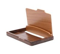 Zambuph Visitenkartenetui aus Holz mit einzigartigem Verschluss - elegant, praktisch und einfach zugänglich. Ideal als Geschenk für Kollegen am Empfang.