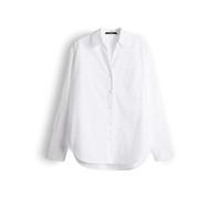 SOMEDAY Hemdbluse ZAMILY Damen Loose Langarm aus nachhaltigem Baumwoll-Popelin Weiß 38