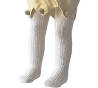 Zando Baumwolle Strumpfhose Baby Mädchen 1 Paar Krabbelstrumpfhose Baby Ballett Weiß Strumpfhose Mädchen Feinstrumpfhose Mädchen 2-4 Jahre, Weiß, 2-4 Jahre