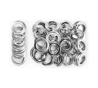 Zangen, 20-mm Ösenstanzer Set für Vorhänge | Silbernes Metall Ösen Set für Vorhänge, Leinenstoff, Kleidung, Ösen Einstellwerkzeug, Ösen Stanzer