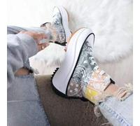 Zapatillas altas con plataforma, ideales para el día día, salir con amigos, festivales y eventos casuales, envío rápido