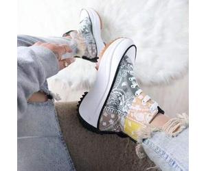 Zapatillas altas con plataforma, ideales para el día día, salir con amigos, festivales y eventos casuales, envío rápido