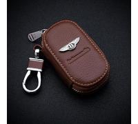 ZAPORA Leder Auto Schlüsselanhänger, für Bentley Bentayga Continental Flying SPUR Autoschlüsselbund Schlüsselring Männer und Frauen Autozubehör,E