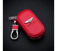ZAPORA Leder Auto Schlüsselanhänger, für Bentley Bentayga Continental Flying SPUR Autoschlüsselbund Schlüsselring Männer und Frauen Autozubehör,A