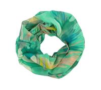 zarolo Damen Loop Schal abstrakter Muster mehrfarbig, Schlauchschal dünn, Halstuch bunt mehrfarbig, Rundschal Tücher abstrakt Bunt leicht