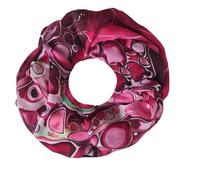 zarolo Damen Loop Schal Bubble mehrfarbig, Schlauchschal dünn, Halstuch bunt mehrfarbig, Rundschal Tücher Farbverlauf Bunt leicht