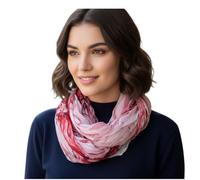 zarolo Damen Loop Schal, dünner Schlauchschal, leichter Damen Halstuch, dünner Rundschal aus leichet Viskose