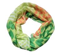 zarolo Damen Loop Schal, Schlauchschal dünn, dünnes Halstuch, Rundschal Tücher Herz Muster,weiche Viskose