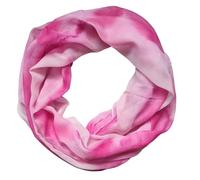 zarolo Damen Loop Schal, Schlauchschal dünn, Halstuch, Rundschal Tücher Farbverlauf Aquarell 100% weiche Viskose