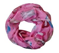 zarolo Damen Loop Schal, Schlauchschal dünn, Halstuch, Rundschal Tücher Katzen Motiv 100% weiche Viskose